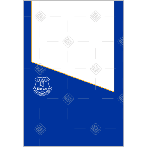 Everton Tower design Happy Birthday frame - portrait